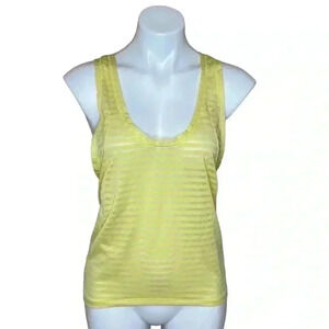 ZYIA nimbus yellow tank open back, ties in a knot size XXL plus size
